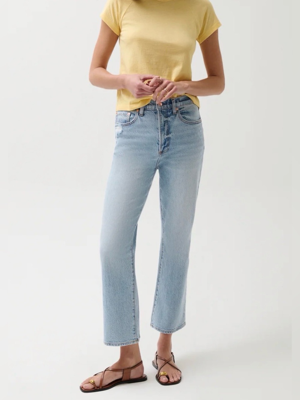 Pistola Ally High Rise Ankle Boot Jean